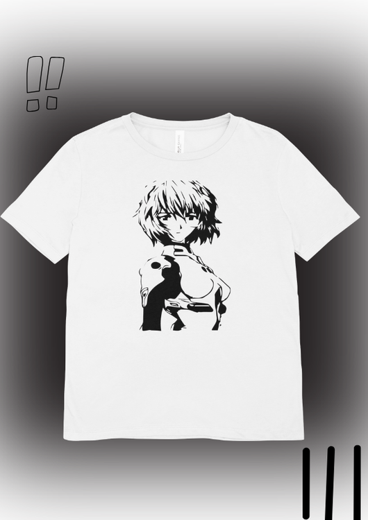 تیشرت انیمه ای سفید